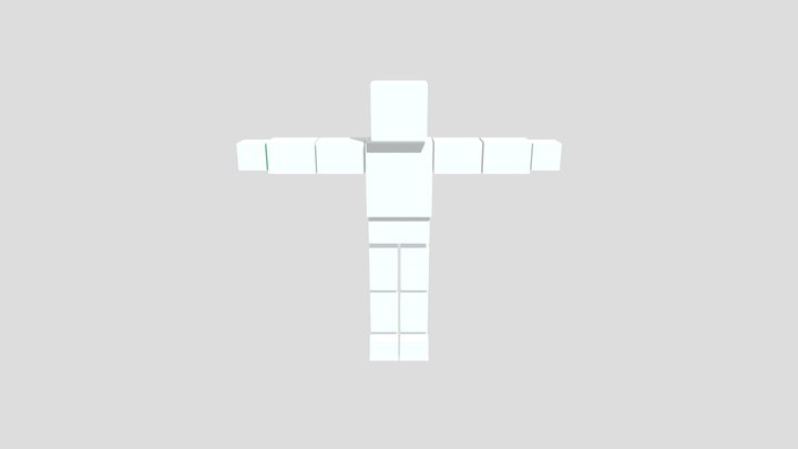 Blank Minecrafty Model 3D Model