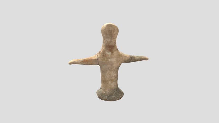 Gila, a philistine fertility goddess 3D Model
