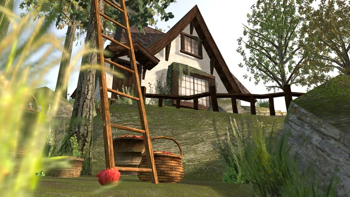 DAE Diorama - Grandma's House [WIP] 3D Model