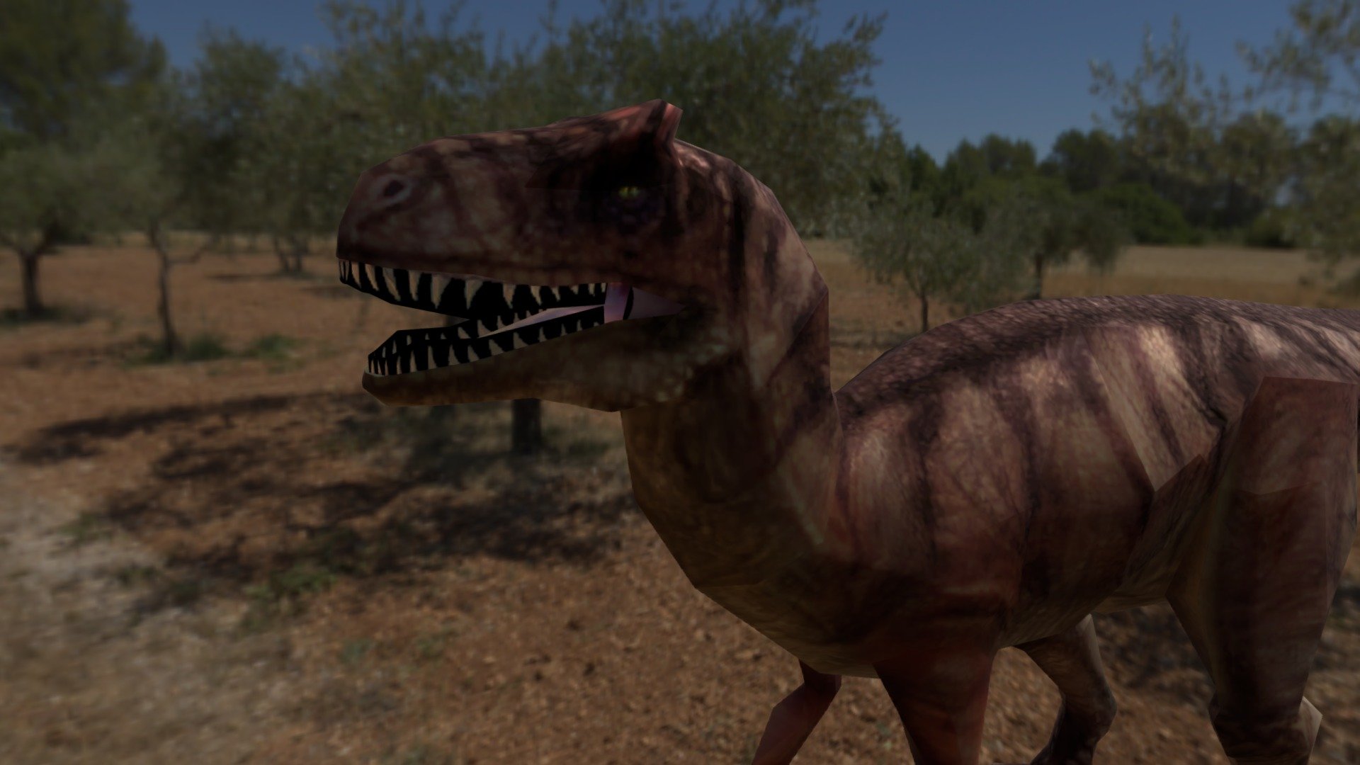 jurassic park operation genesis spinosaurus vs allosaurus