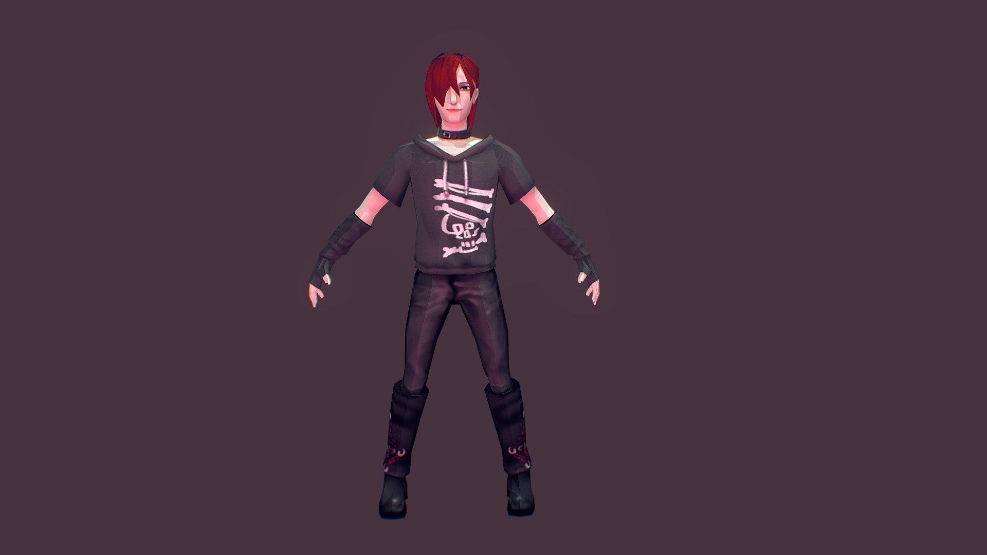 Low-poly Character Model - 3D model by Biya (@biyen_c) [f7d6328 ...