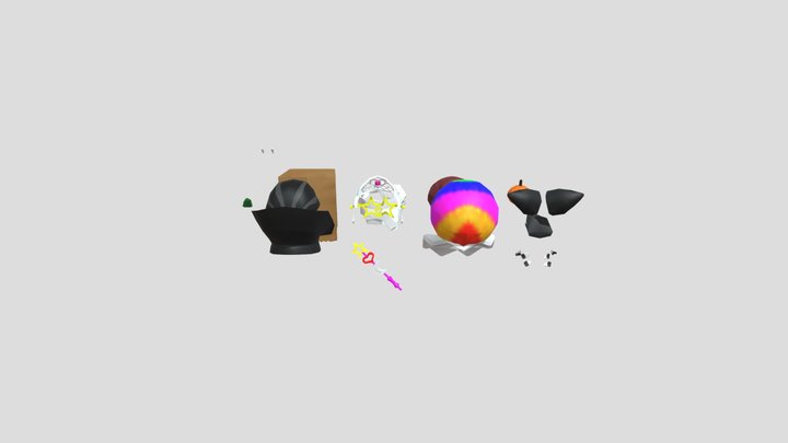 Gorilla Tag Halloween 2021 Cosmetics 3D Model