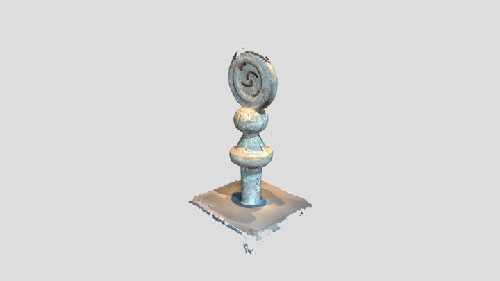 Ball Court Marker 3D Model