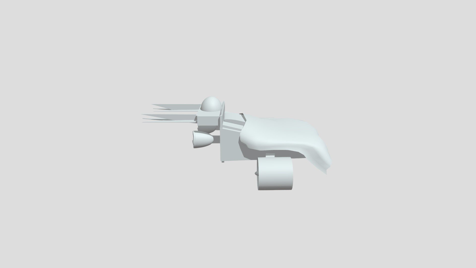 Spaceship — Sketchfab embed 3D viewer