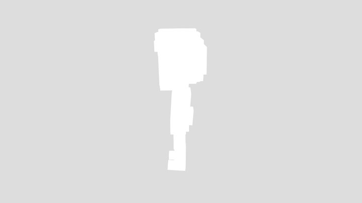 TPOSE Chibi Style voxel char 3D Model