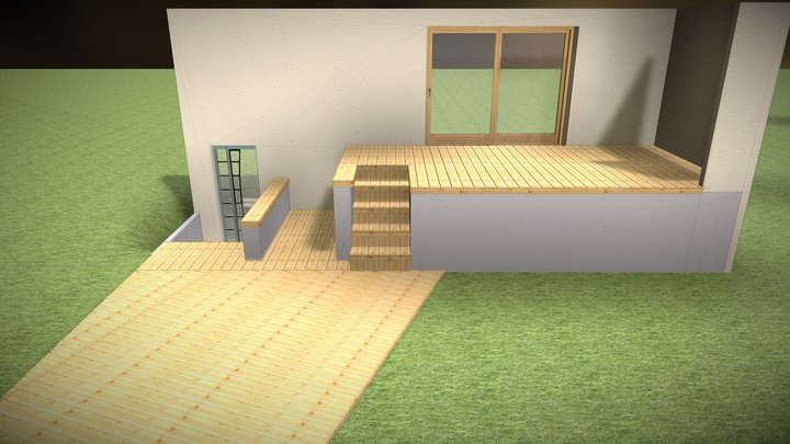Taras ziemny wer1 3D Model