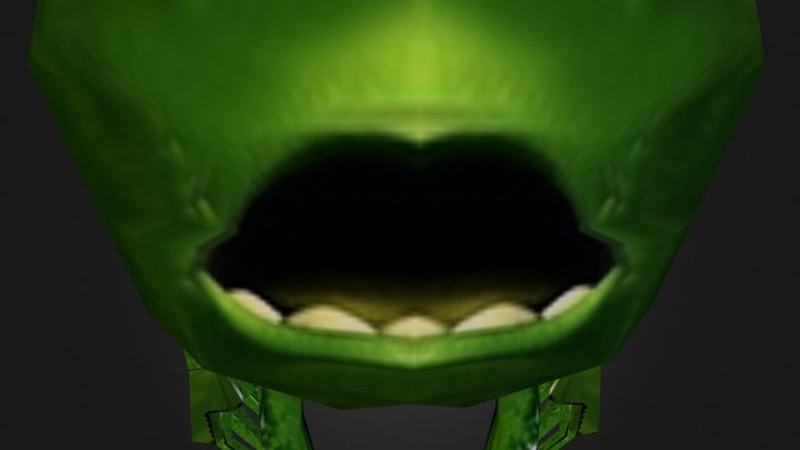 Q Q Big Eye 3D Model