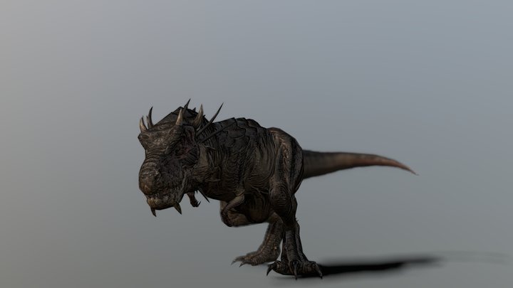 Overpowered Tyrannosaurus Rex – Modelo 3D gratuito STL
