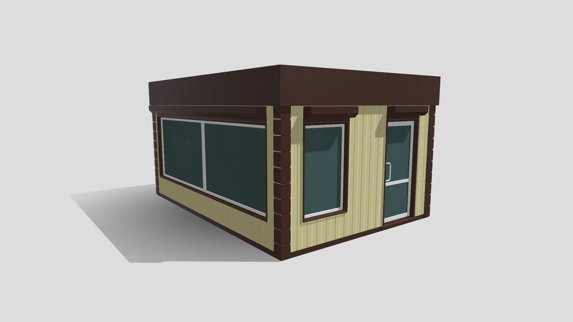 Торговый павильон / Trade pavilion. - Download Free 3D model by ...
