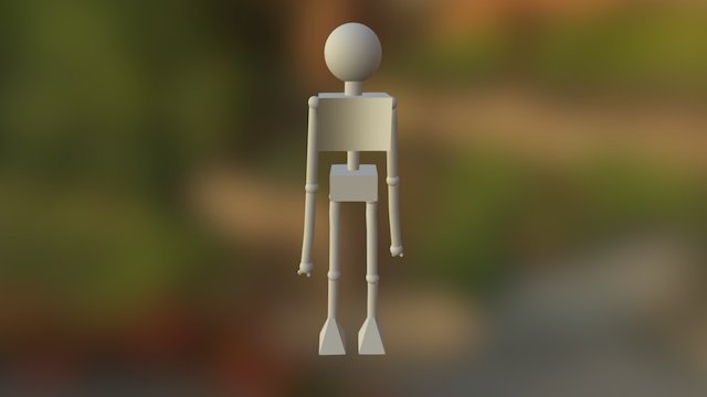 Robot Animated 3D Model
