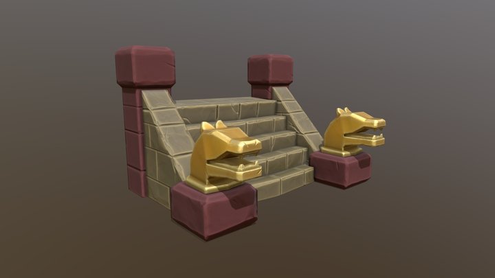 Stairs 3D Model