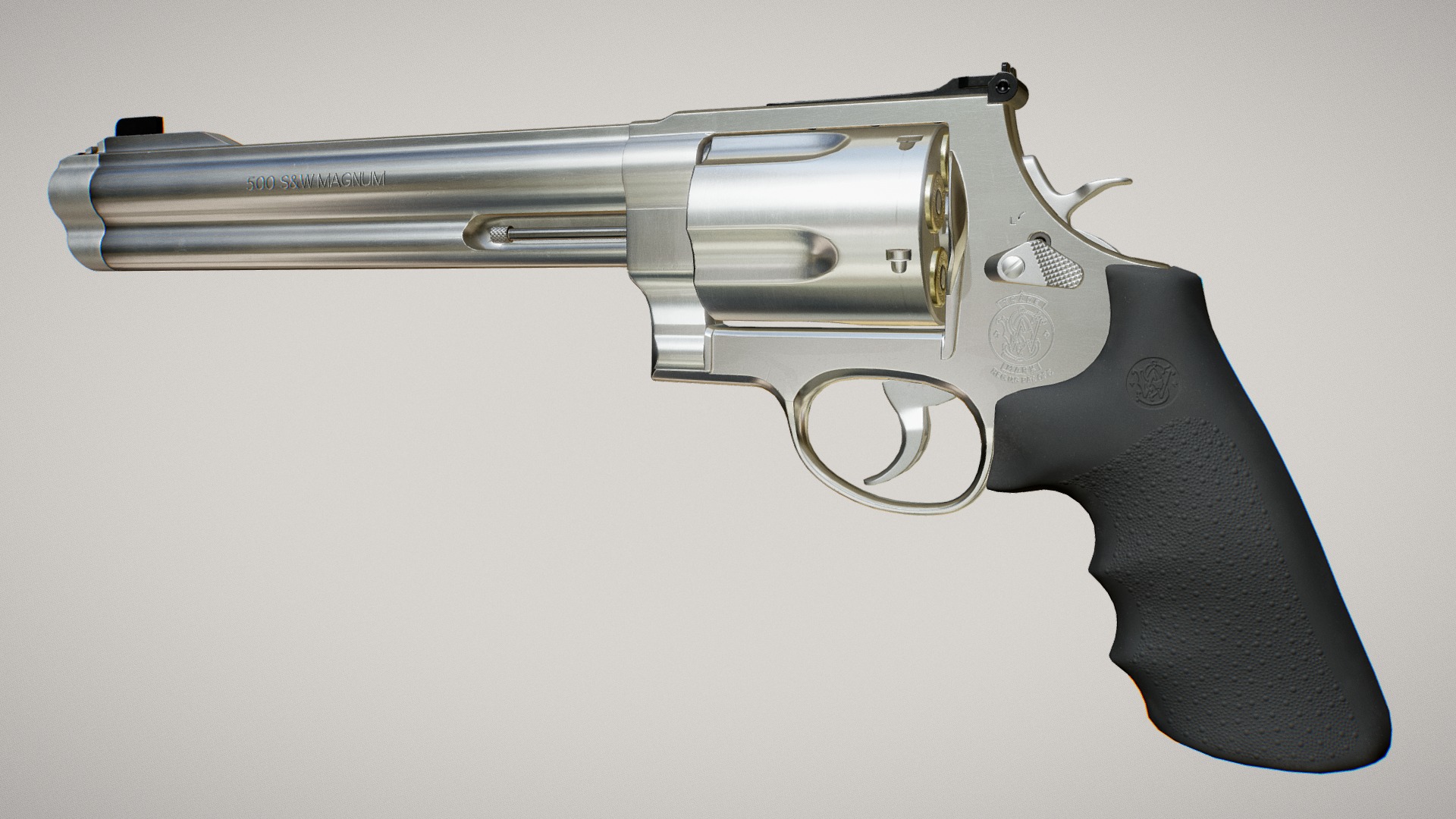 smith and wesson 500 magnum revolver snub nose