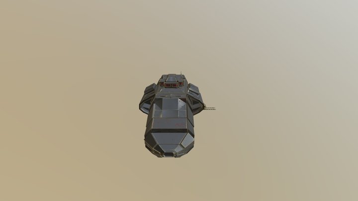 Space Ship 3D Model