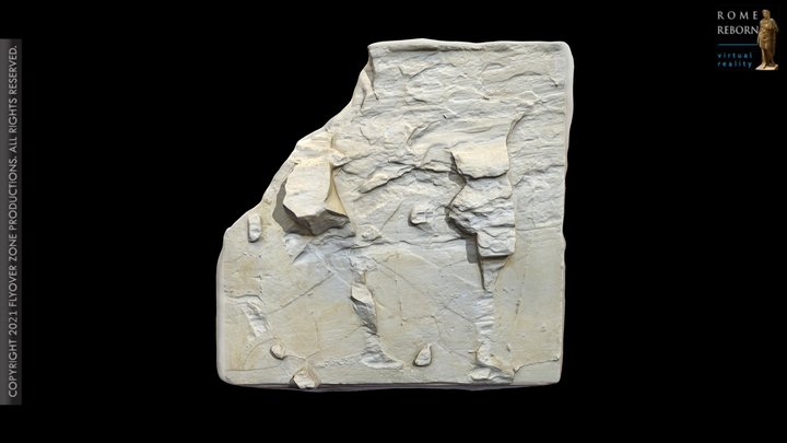 3D rendering of Metope North 02 (Parthenon)