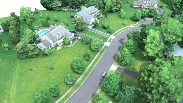 Yardley, Pennsylvania. USA 3D Model
