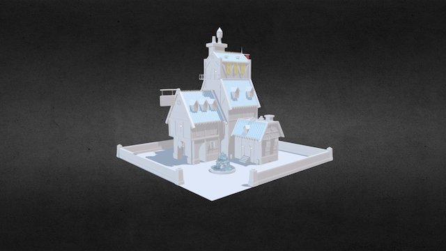 Medieval Villa 3D Model