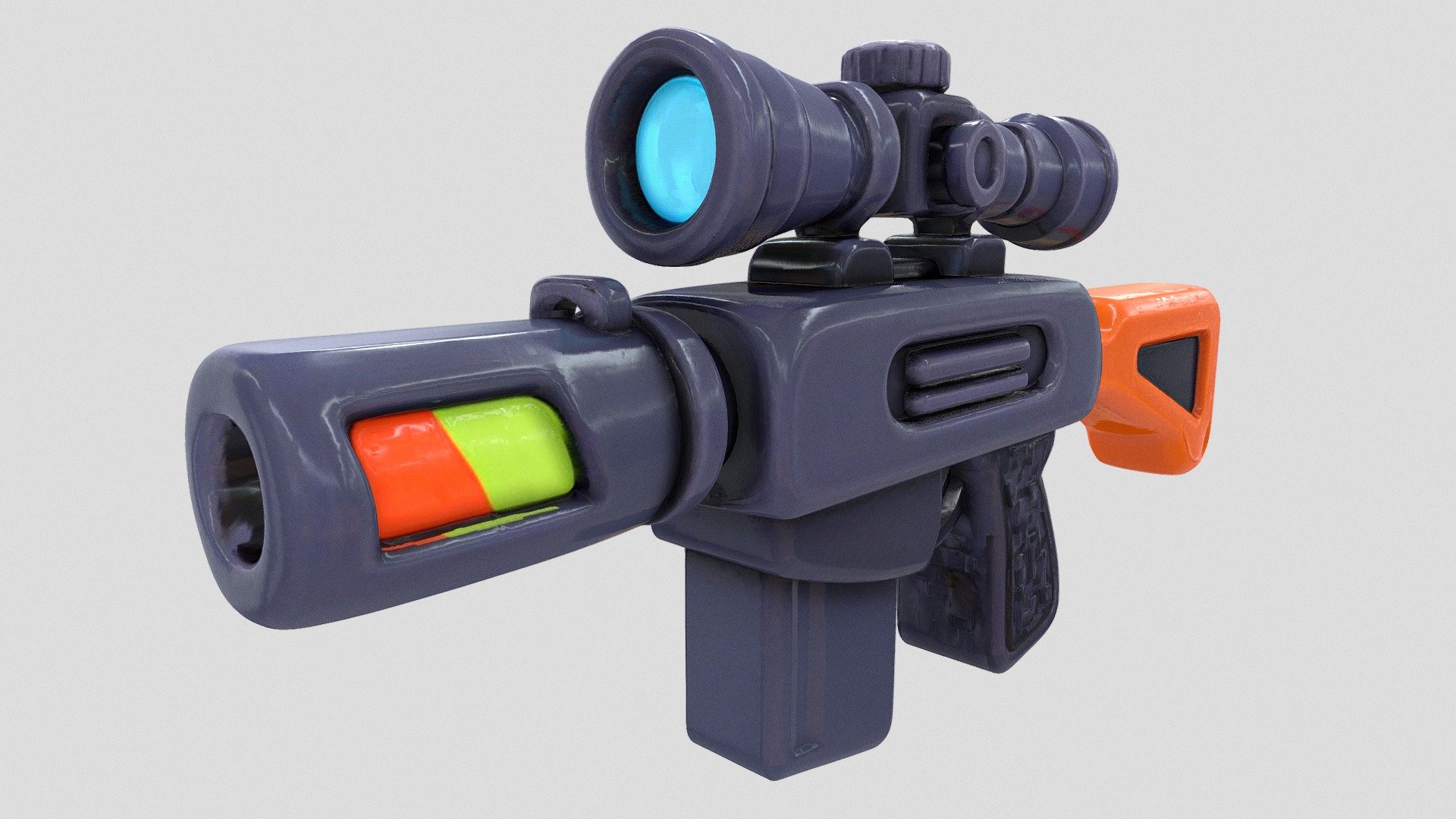 _Color-Rifle_ 'Beta' - Download Free 3D model by -X-ScornGames (@XX-XX ...
