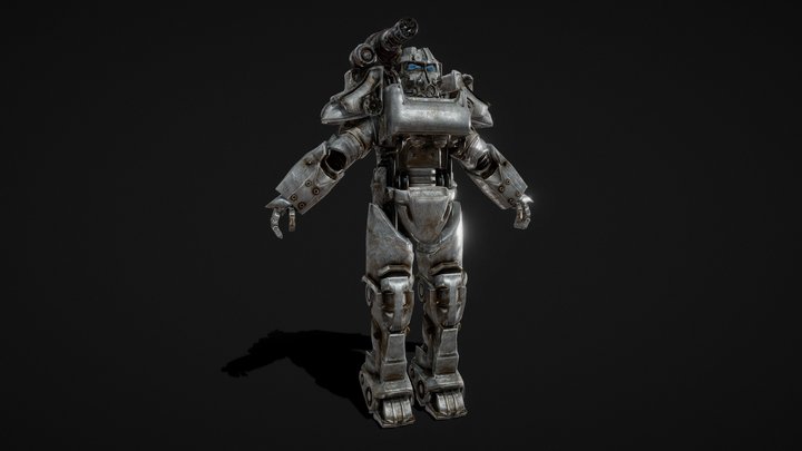 Fallout 4 T60 PowerArmor 3D Model