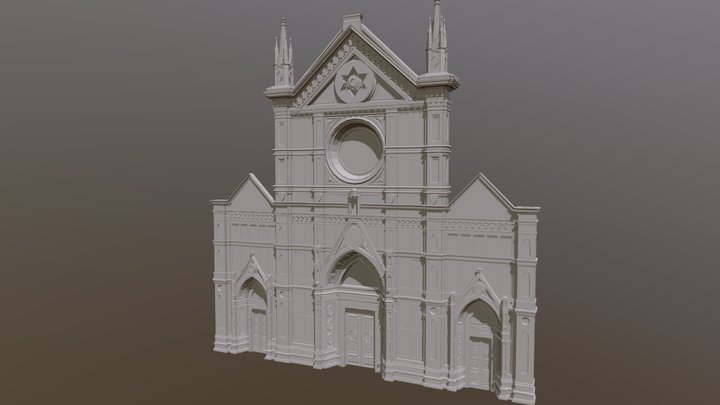 Church Entrance 3D Model
