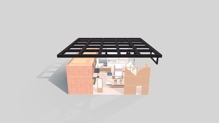 booth_beauty_v2 3D Model