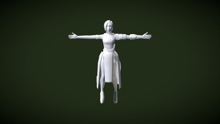 Viper Character Design 3D Model