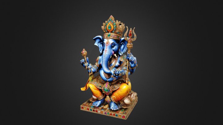 Lord Ganesha 3D Model