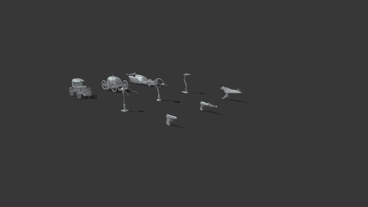 HomeWork_Siluet 3D Model