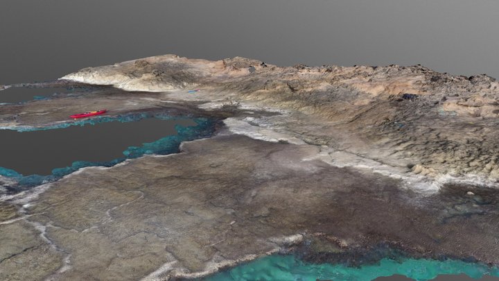 Intertidal shore @ Achziv, Nahariyya, Israel 3D Model