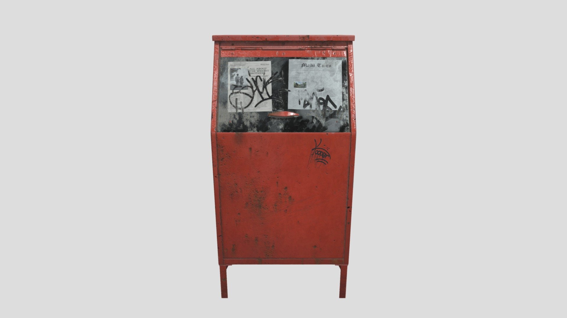 newspaper box 24 AM24 - Buy Royalty Free 3D model by Evermotion ...