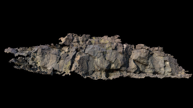 Inscription Canyon, North Wall, Segment 1 3D Model