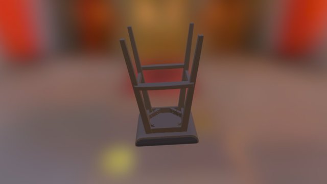 Short Chair (1) 3D Model