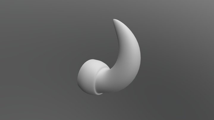Simple horn 3D Model