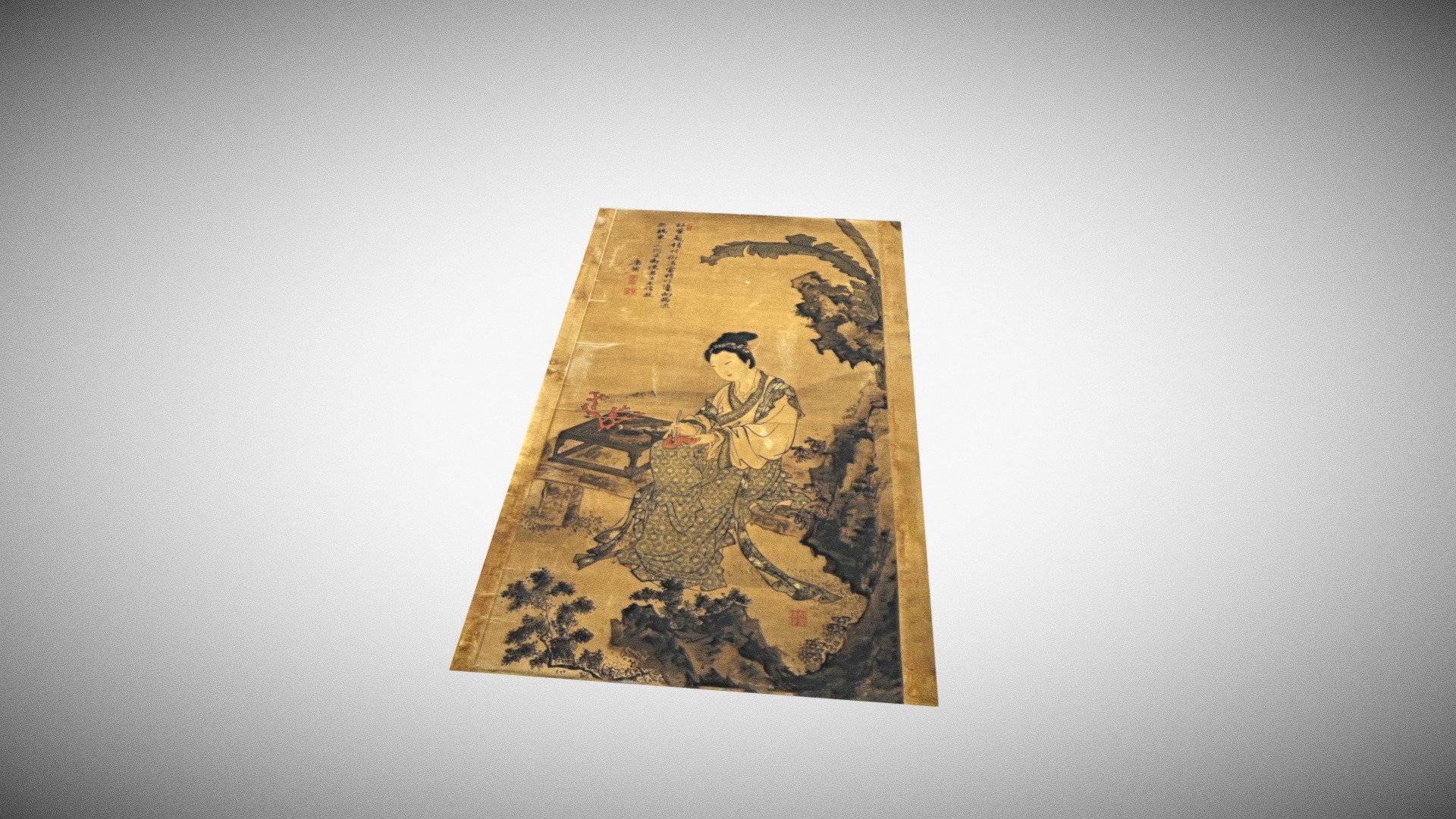 Painting Download Free 3D model by minicube [f7e5c02] Sketchfab