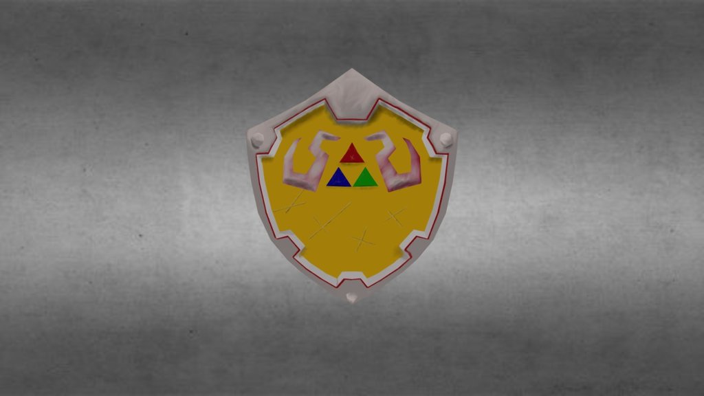 legend of zelda hylian shield model