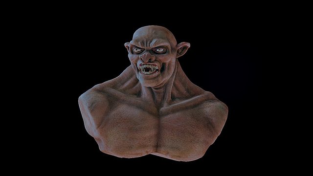 OrcBust 3D Model