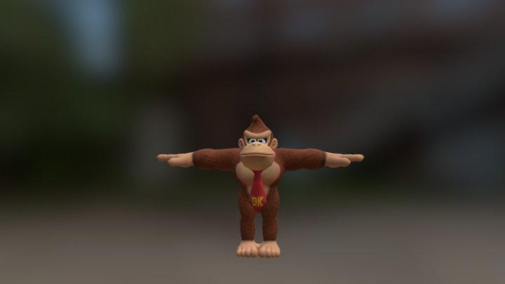 mario kart 8 Donkey Kong 3D Model