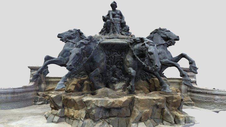 Bartholdi Fountain 3D Model