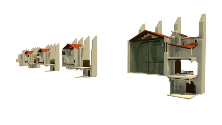 34 Sala de l'Àngel Monestir Pedralbes 3D Model