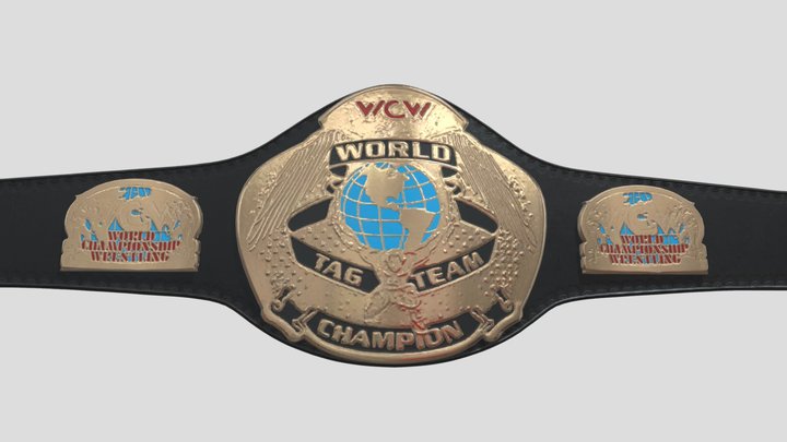 WCW - WORLD TAG TEAM CHAMPIONS BELT – Kostenloses 3D-Modell STL