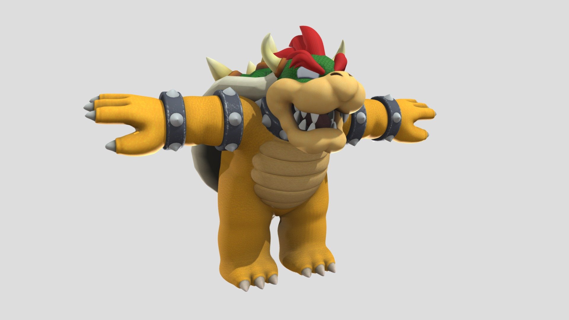 Bowser high poly - Download Free 3D model by Official Prismaplex3dx ...