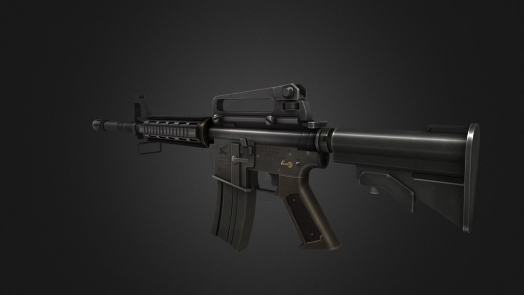 M4a1 - 3D model by Thuc Hoang (@intheend12) [f7e79d4] - Sketchfab