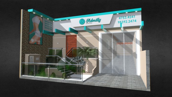 Admilly 3D Model