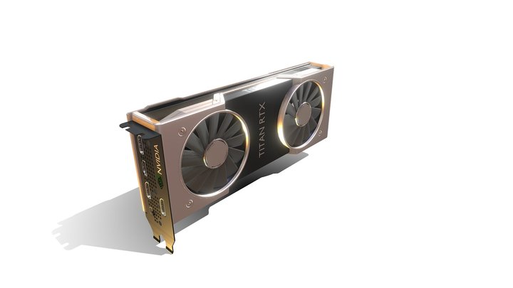 RTX Titan 3D Model