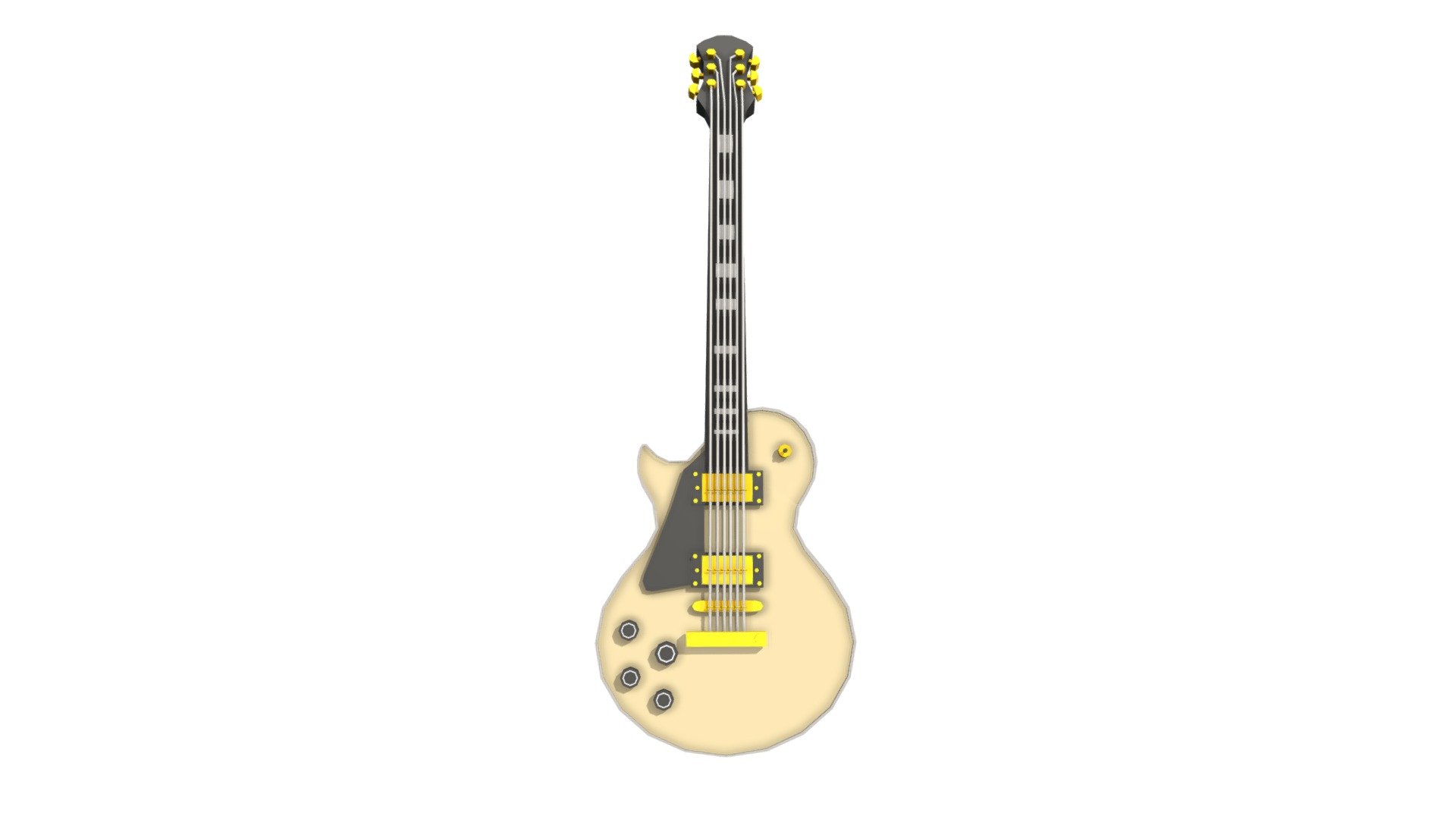 Les Paul Guitar - Download Free 3D model by Daniel Darko (@danieldarko ...