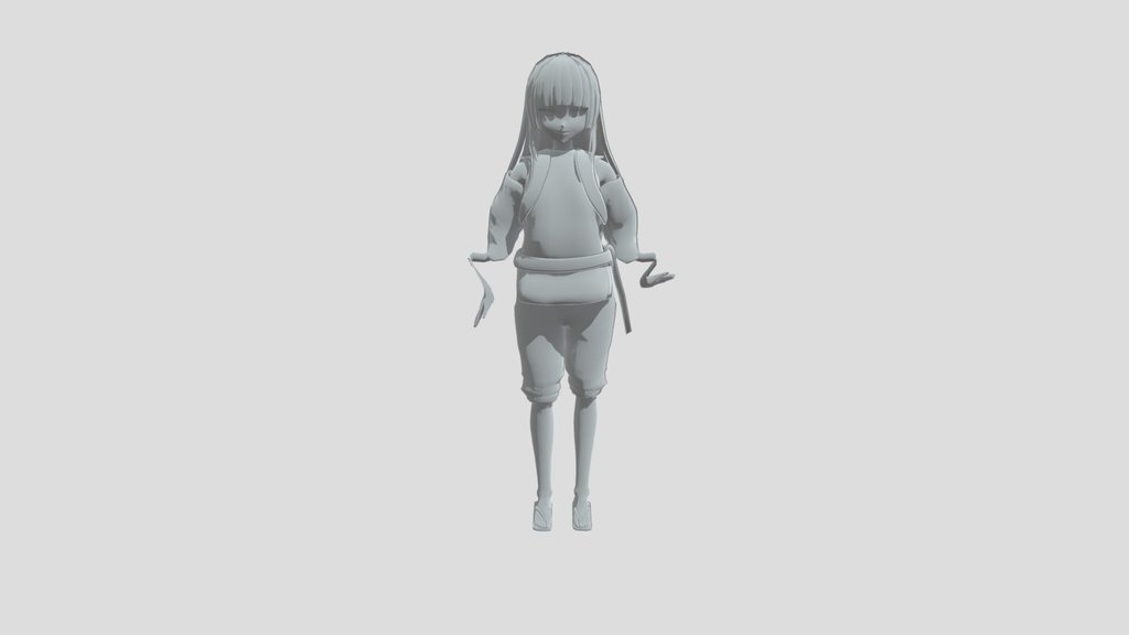Stylized Woman Happi Outfit