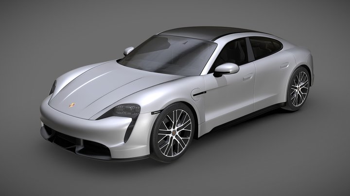 Porsche Taycan Turbo S 3D Model