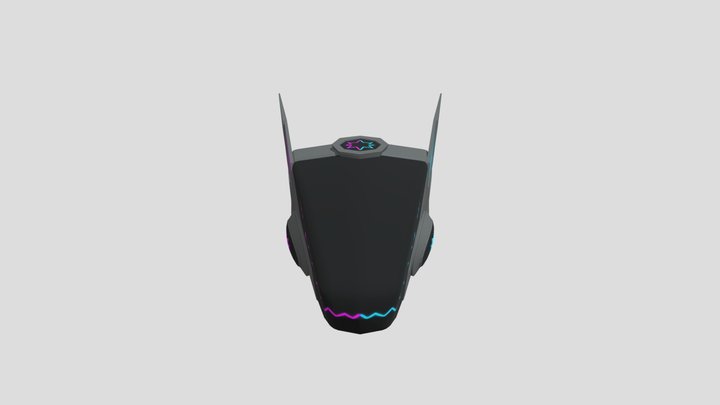 Protogen Furry Helmet Custom 3D Model