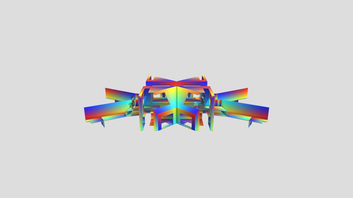 Elementary School Playground Complex 3D Model