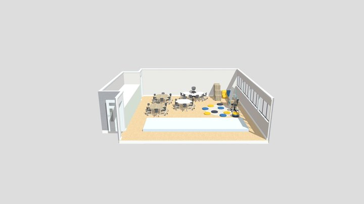 Tencent Mingwan School - Kindergarten 3D Model
