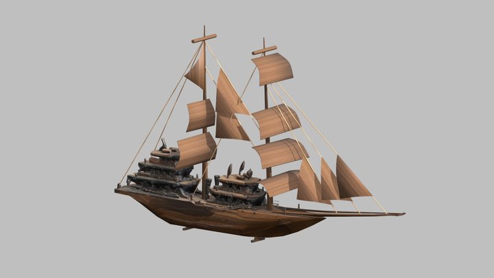 船 3D Model